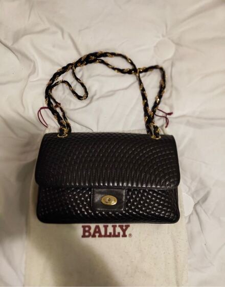 Bally Siyah Omuz Çantası