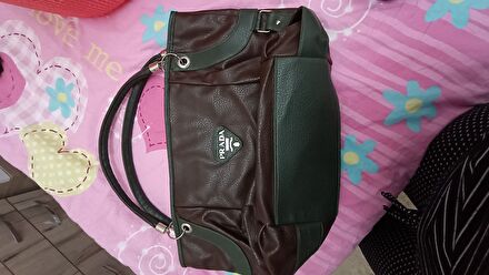 Prada Kahverengi Omuz Çantası