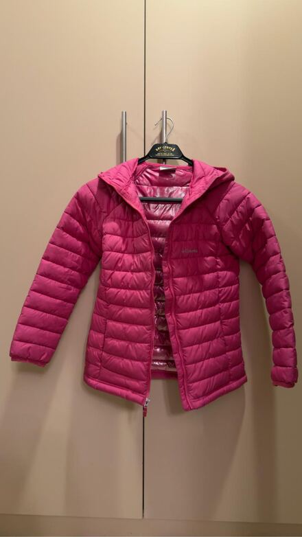 Columbia Kapüşonlu Pembe Mont