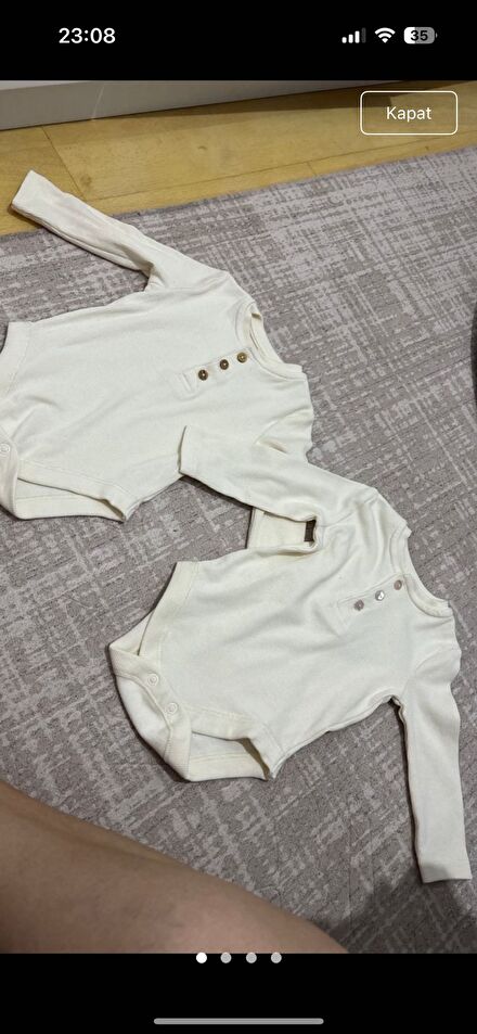 İkili fitilli çıtçıtlı body