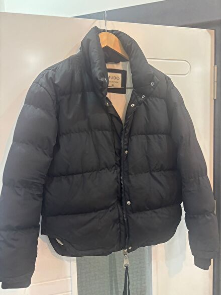 Mudo Collection Siyah Şişme Mont 34