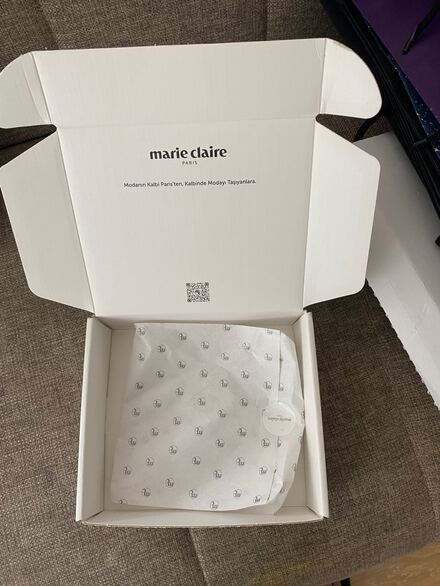 Marie Claire Beyaz Hediyelik Kutusu