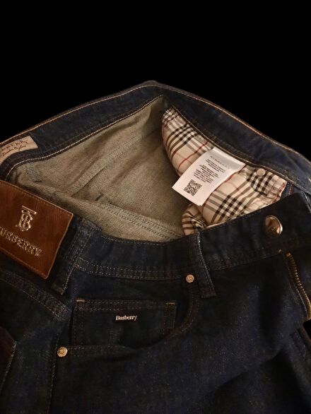ORJ BURBERRY LACIVERT 33 BEDEN JEANS