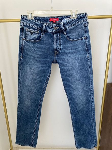 Guess Kot Pantolon Mavi sıfır