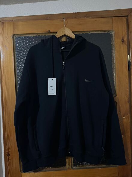 Nike erkek lacivert Fermuarlı Sweatshirt
