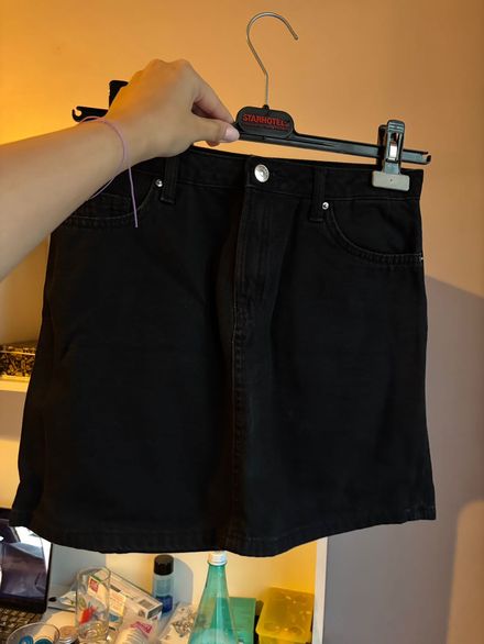 Siyah Denim Etek H&M