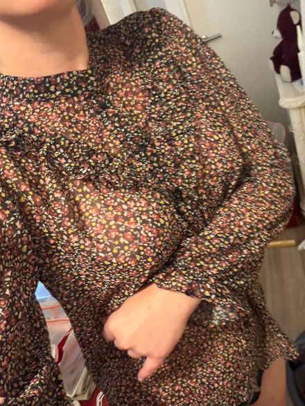🌸 Primark Çiçek Desenli Şifon Bluz