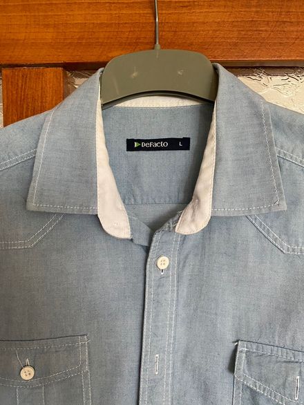Erkek üst jeans gömlek