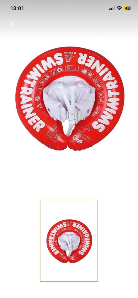 Freds Swimtrainer Kırmızı Bebek Simidi