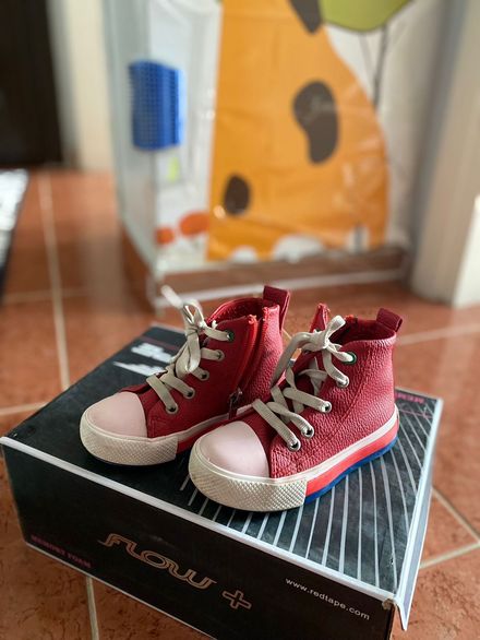 Kırmızı Yüksek Sneaker