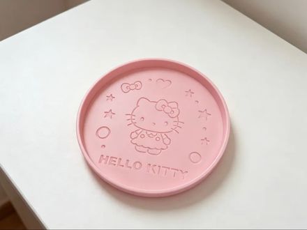 Hello Kitty Pembe Tepsi