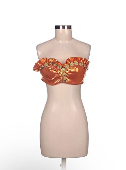 Zara larsson y2k glimsy rave top