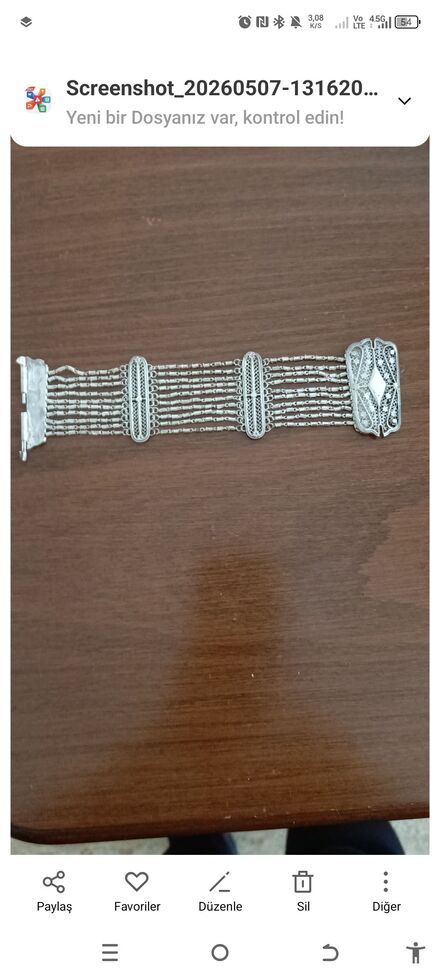 Gümüş Telkari Bileklik