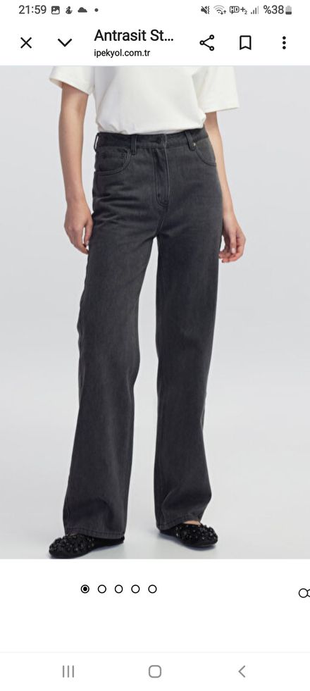 İPEKYOL WİDE LEG FİT JEAN PANTOLON