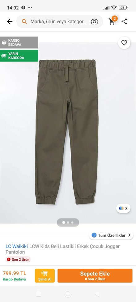LCW KİDS JOGGER PANTOLON