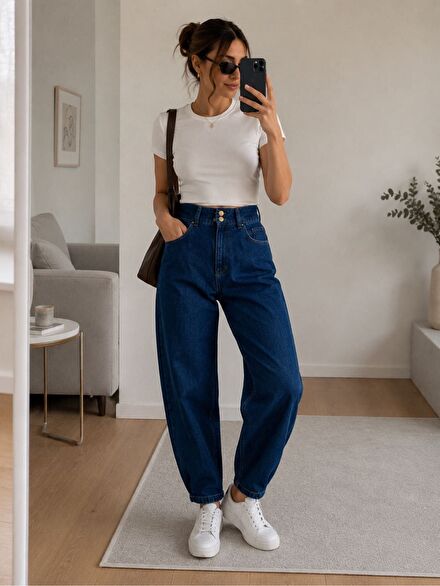 Mudo collectıon baloon jeans