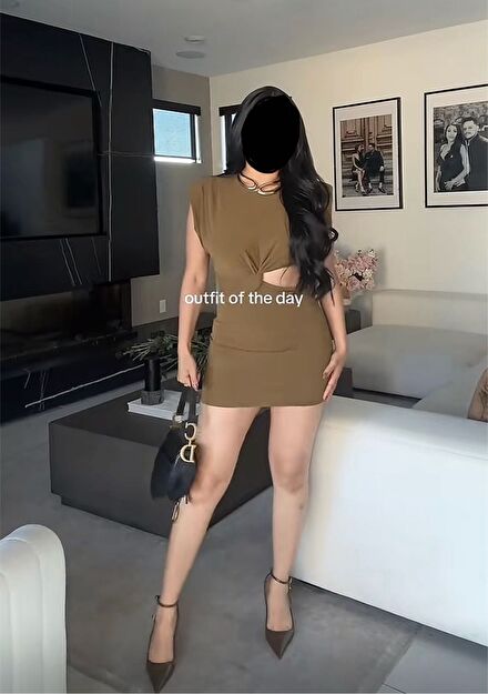 Zara Mini Kısa Elbise