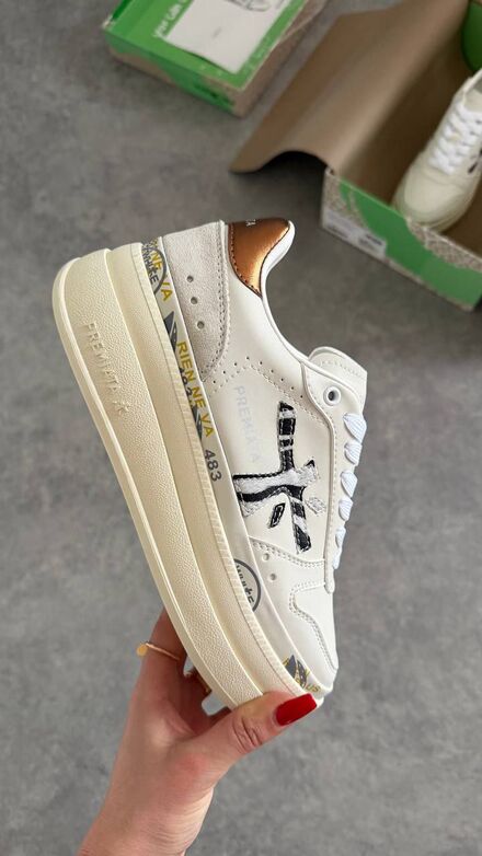 Premiata Beyaz Sneaker Ayakkabı