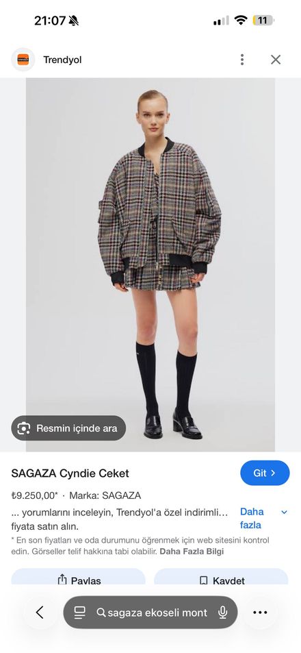 Sagaza cyndie ceket