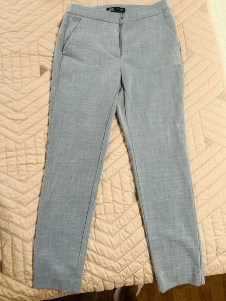 SIFIR -Zara Acik Mavi Cigarette Pantolon