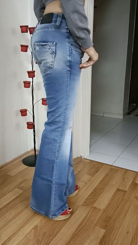 🔹QuZu İspanyol Paça Jean