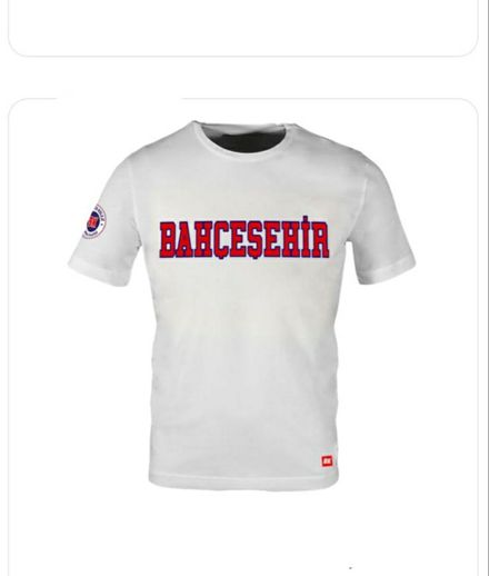 BK TİSORT DÜZ BAHCESEHİR BASKILI KIRMIZI