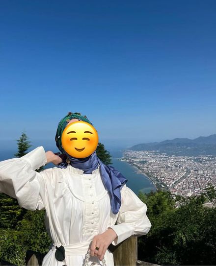Emnora beyaz poplin elbise