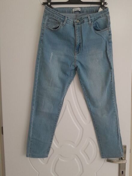 açık mavi jean kot pantolon