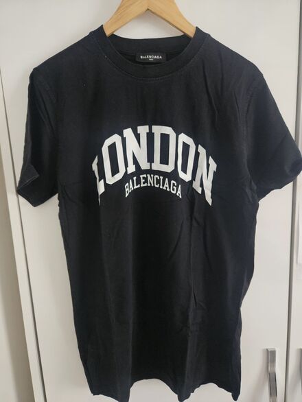 Balenciaga London Siyah Tişört