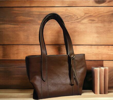 El Yapımı Hakiki Deri Çanta- LUNA BAG