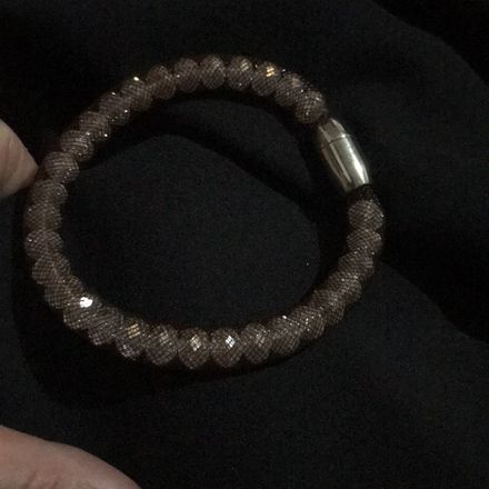 Mıknatıs klipsli kristal bileklik