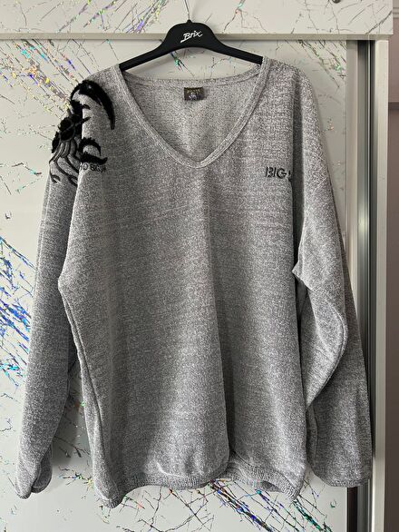 Bigsam oversize uzun kol sporcu tişörtü