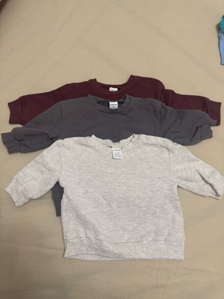 3'lü Bebek Sweatshirt Seti