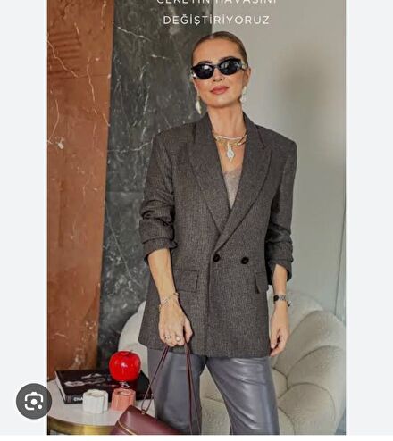 Zara yünlü blazer