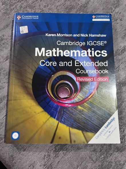 Cambridge IGCSE Mathematics Core and Ext