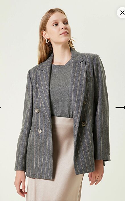 BEYMEN CLUB- Kırlangıç Yaka Yün Blazer