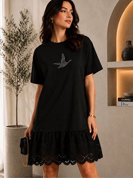 Beymen Club Taşlı Logolu Mini Elbise