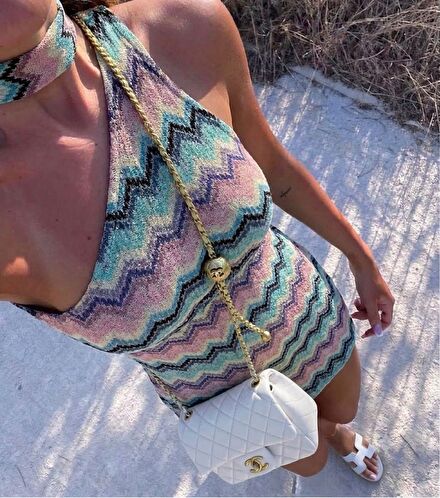 Elbise missoni çizgili