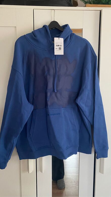 Les Benjamin Mavi Kapüşonlu Sweatshirt