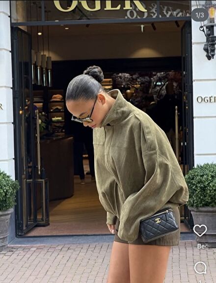 zara süet bomber ceket