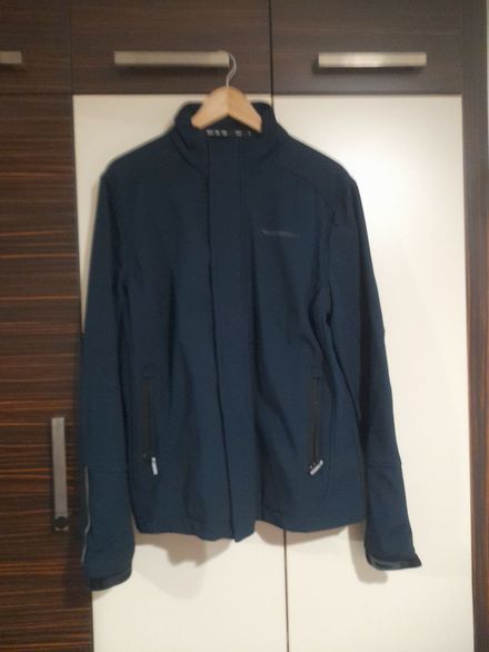 Az kullanimis mavi jeans erkek mont