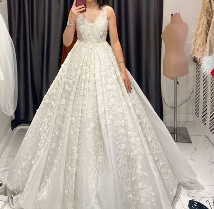Tasarım prenses model gelinlik