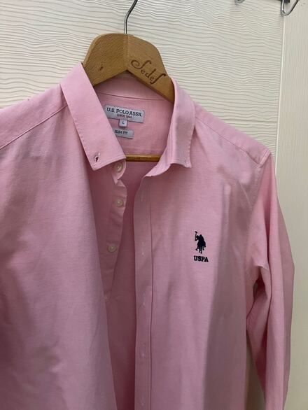 U.S. Polo Assn. Pembe Gömlek