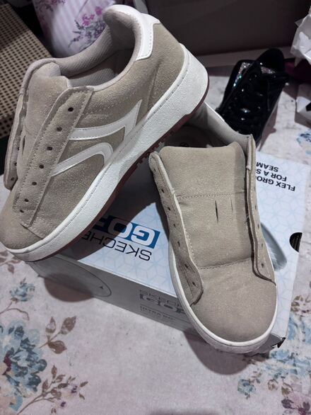 Süet Sneaker Ayakkabı Bej