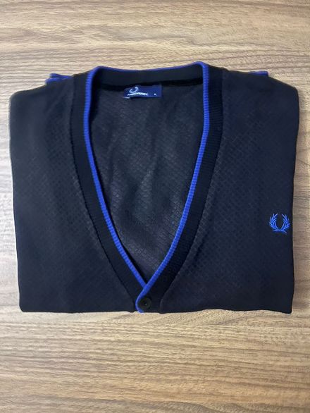 Fred Perry orijinal Siyah lacivert Hırka