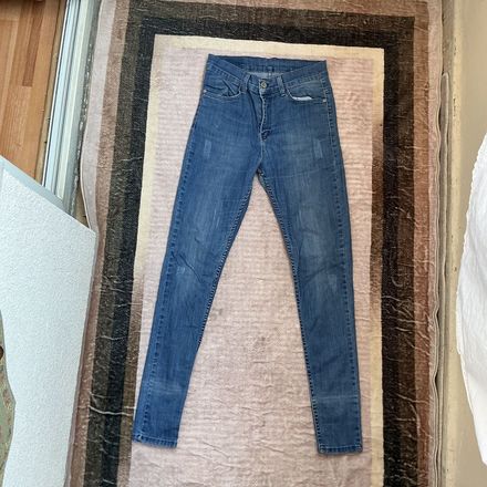 Y2K VINTAGE WASHED ESKİTME SKINNY JEAN