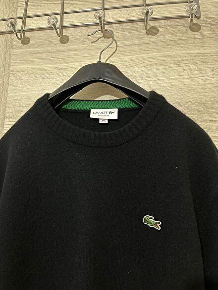 Lacoste orjinal kuzu tüyü kazak
