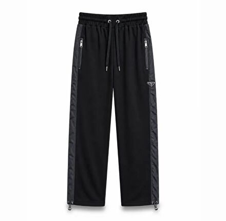 Prada Cotton Details Fleece Jogger