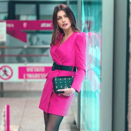 Zara balon kol blazer ceket elbise kemer