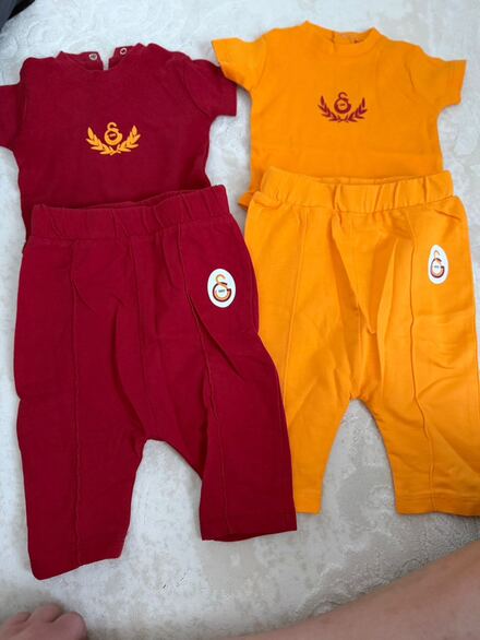 Galatasaray Bebek İkili Takım Kırmızı/Tu
